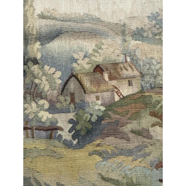 Mid-Century Modern French Handwoven Aubusson Tapestry, 1920s For Sale - Image 11 of 18
