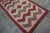 Textile Awesome Ivory Background Color and Tribal Geometric Design Antique American Navajo Flatweave Rug For Sale - Image 7 of 18
