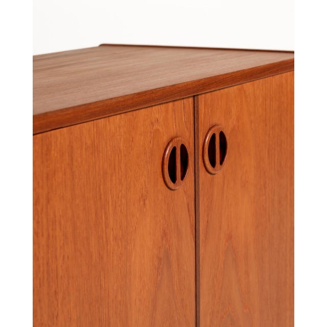 Teak Domino Cabinet by Arne Wahl Iversen, Sweden, 1960s For Sale - Image 6 of 11