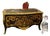 Grand French Rococo Writing Desk – Ornate Black Lacquer Desk With Gold Leaf & Bronze Details For Sale