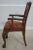 Chippendale Set of 8 Ethan Allen Carved Mahogany Chippendale Dining Chairs For Sale - Image 3 of 12