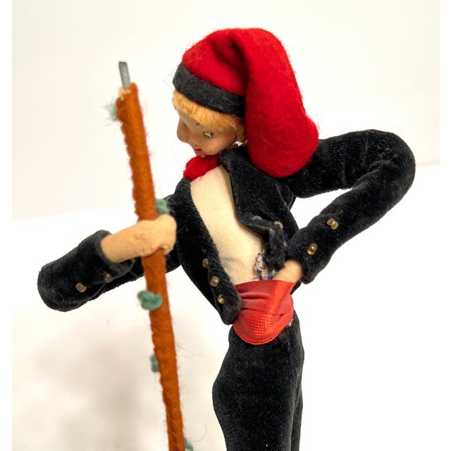 Vintage Handcrafted Roldan Klumpe Spanish Folk Pair of Dolls For Sale - Image 11 of 12