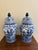 Chinoiserie Large Blue and White Porcelain Ginger Jars, Pair For Sale - Image 4 of 6