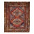 19th Century Handwoven Anatolian Village Rug, Caucasian Design Wool, 4' x 5' For Sale