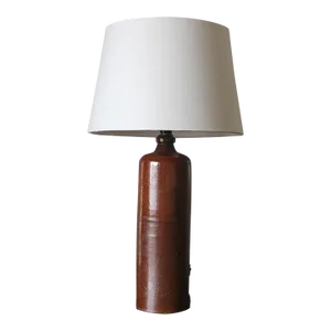 1900s Stoneware Gin Bottle Table Lamp by Understated Design