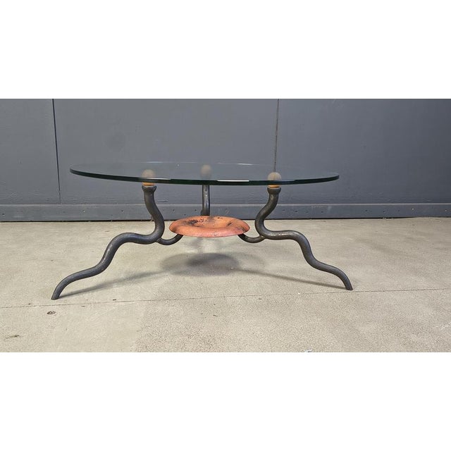 Wrought Iron Coffee Table from DAB, Netherlands, 1970s For Sale - Image 9 of 12