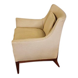 Mid Century Gio Ponti Upholstered Armchair For Sale
