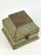 Shabby Chic Vintage Tin Covered Decorative Box For Sale - Image 3 of 9