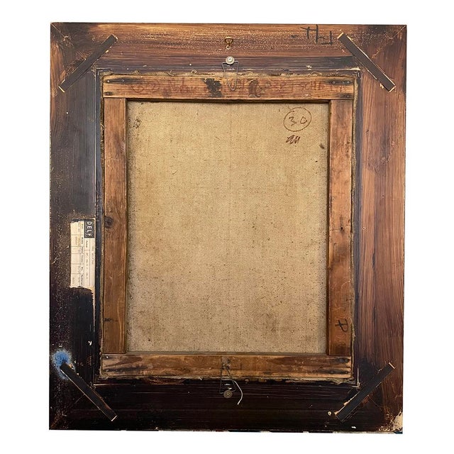 Gilberte Schmitt, Cubist Still Life with Violin, 1920s, Oil on Canvas For Sale - Image 8 of 10