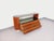 Glass Vintage Italian Dressing Table in Suede Velvet, 1970s For Sale - Image 7 of 18