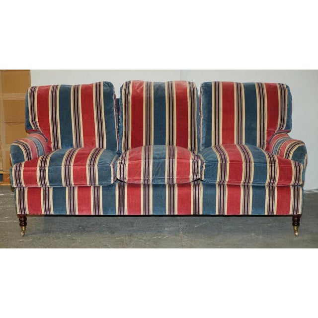 Set of Signature Scroll Arm Sofas from Howard & Sons For Sale - Image 5 of 18