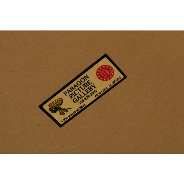 Gold Custom Framed Impressionist Art Print For Sale - Image 8 of 13