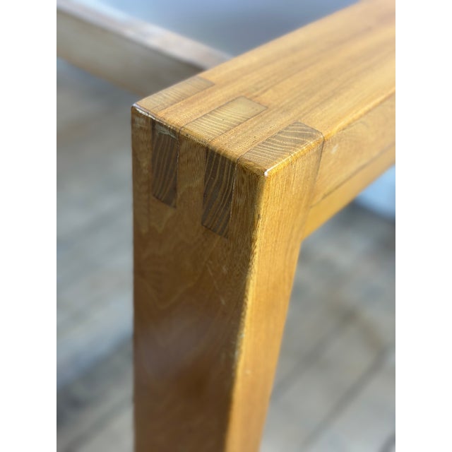 Extendable Table in Oiled Elm from Maison Regain, 1970s For Sale - Image 4 of 13