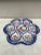 Antique rare large French faience oyster plate, circa 1890 made by the manufacture of Malicorne with a Breton man on the...