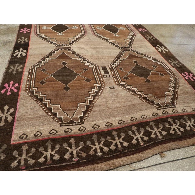 Galerie Shabab Collection Mid-20th Century Turkish Anatolian Tribal Carpet For Sale In New York - Image 6 of 8