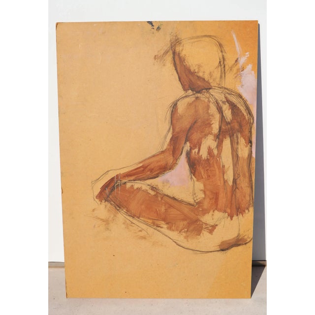 A Toulouse-Lautrec Style Double Sided Oil on Board, early 20th Century, or a After Toulouse-Lautrec Double Sided Oil on...
