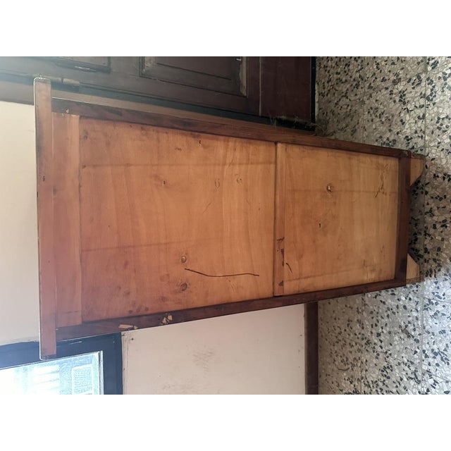 Wood Cabinet with Roller Shutter, Early 20th Century For Sale - Image 7 of 16