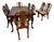 Late 20th Century Nicholas James Ltd. London Custom English Dining Set — Refectory Table With 8 George II Chippendale Mahogany Chairs For Sale