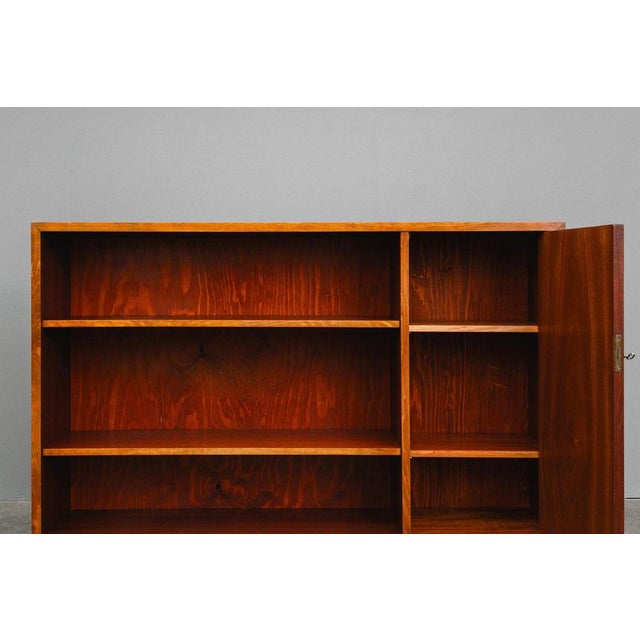 Brown Mid-Century Bookcase or Shelf For Sale - Image 8 of 16