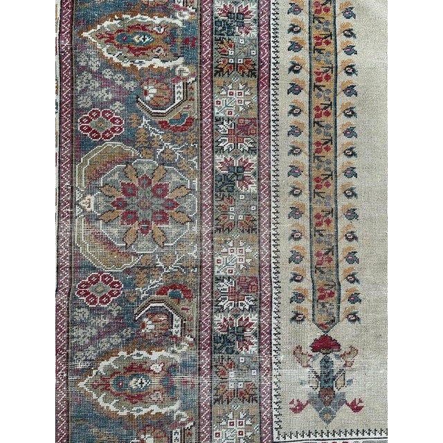 19th Century Antique Turkish Panderma Prayer Rug, 1800s For Sale - Image 5 of 18