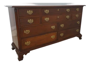Stickley Chippendale Mahogany Bedroom Dresser