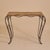 Brown 1980s French Wrought-Iron Console Table in the Manner of Andre Dubreuil For Sale - Image 8 of 12