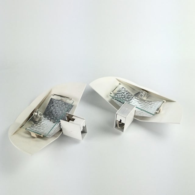 Space Age Wall Lights, 1980, Set of 2 For Sale - Image 6 of 11