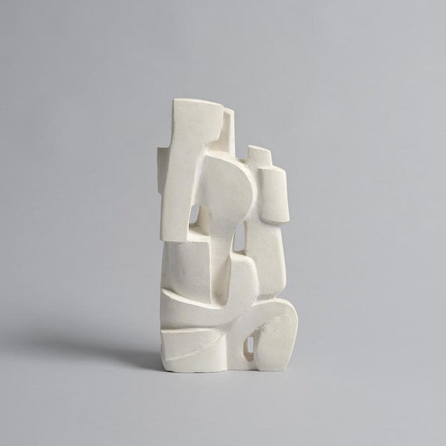 Jan Keustermans, Abstract Sculpture, Plaster For Sale - Image 6 of 18
