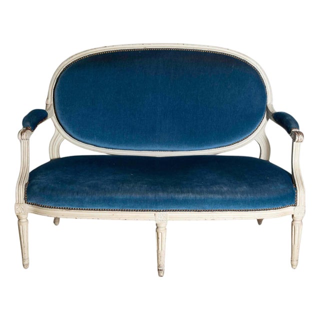 18th Century French Louis XVI Period Canape Circa 1790 For Sale