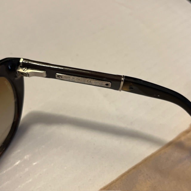 Vintage Chanel Polarized Tortoise Sunglasses For Sale - Image 9 of 12