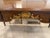 French Walnut Writing Table/Desk With Gilt Accents For Sale - Image 12 of 15