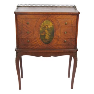 Antique Adam-Style Mahogany Silverware Cabinet, Early to Mid 19th Century For Sale