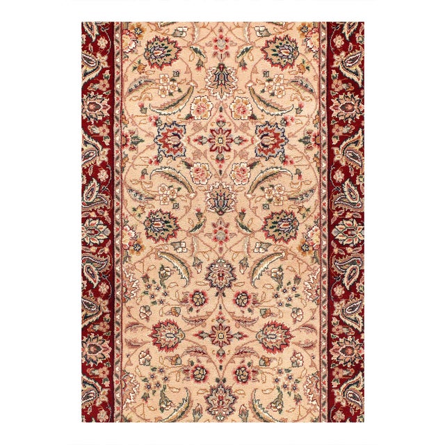 This is a hand-knotted TABRIZ Design Rug. Hand-Spun Wool Rug. All natural Dyed. This rug is handmade from 100% premium,...
