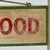 A Splendid Vintage "Chinese Food" Double Sided Trade Sign in Green-Painted Wood Frame For Sale - Image 12 of 13