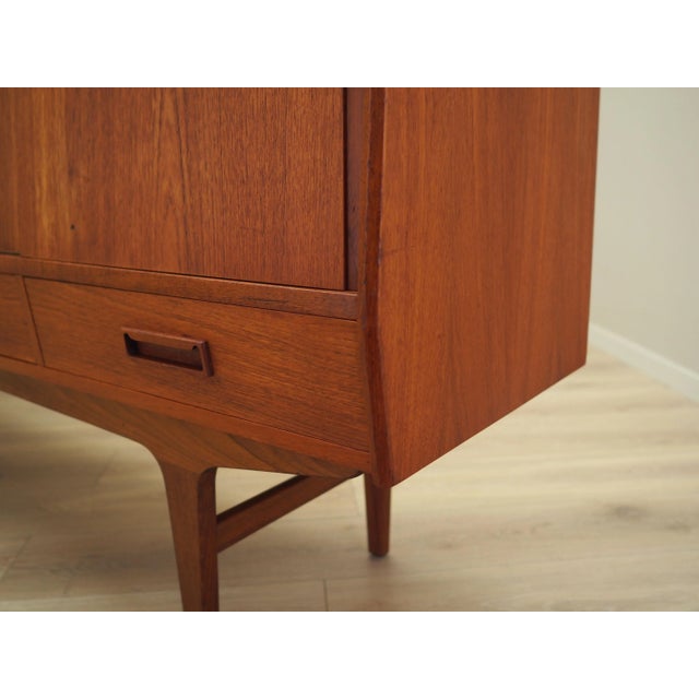 Vintage Danish Teak Highboard by Børge Seindal, 1960s For Sale - Image 9 of 18
