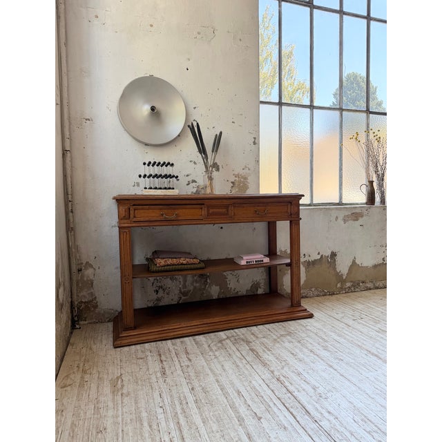 19th Century Oak Console Table For Sale - Image 3 of 18
