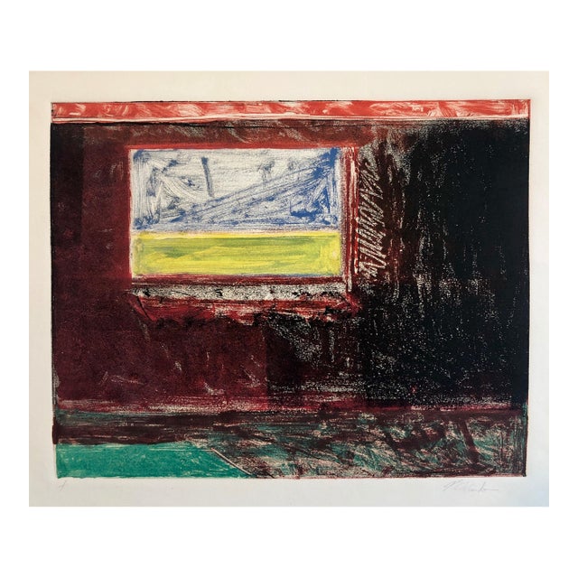 Pierre ObandoCaribbean Abstract Pattern & Decoration Monoprint Monotype Painting Print Obando, 1997 For Sale