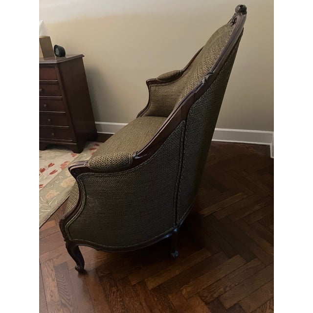 French Antique French Settee (Marquise) For Sale - Image 3 of 6