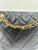 Metal Chanel Black Quilted Leather Bag 90's For Sale - Image 7 of 12
