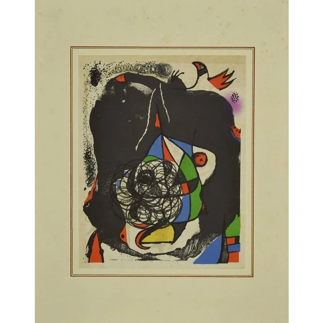 Les Révolutions Scéniques du XXe siècle is a splendid abstract artwork realized by Joan Miró in the 1975. Color...