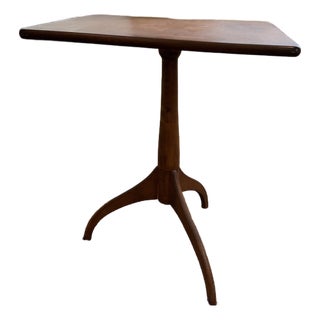 Vintage Shaker Candle Stand Table For Sale