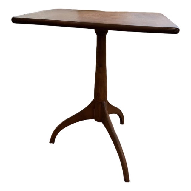 Vintage Shaker Candle Stand Table For Sale