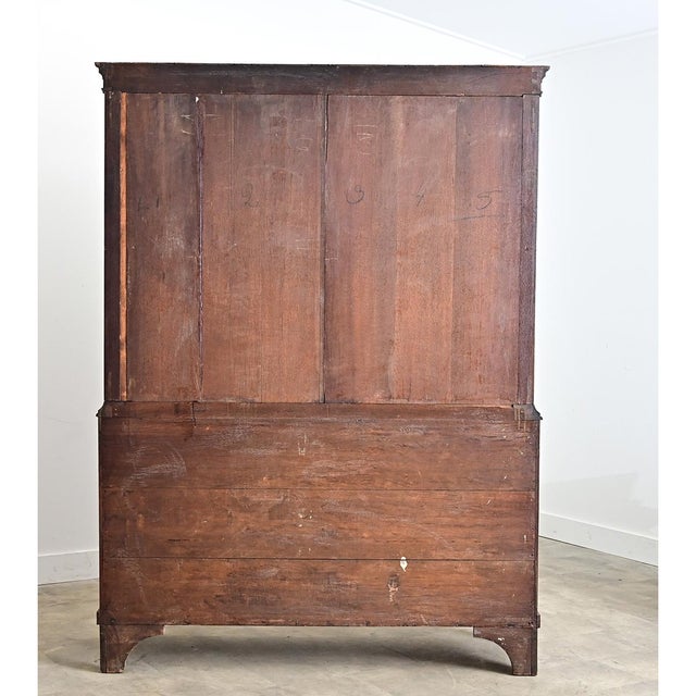 Wood 18th Century Dutch Louis XVI Style Mahogany Cabinet For Sale - Image 7 of 12