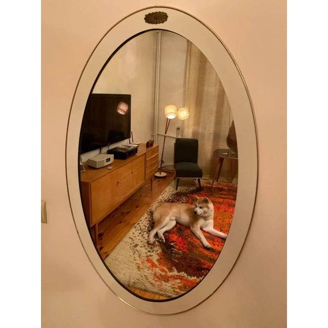 Metal French Mirror, 1960s For Sale - Image 7 of 8