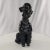 Hutscheneruther Mid 20th Century Hutschenreuther Black Poodle Figurine Sitting Hans Achtziger Germany Vintage For Sale - Image 4 of 12