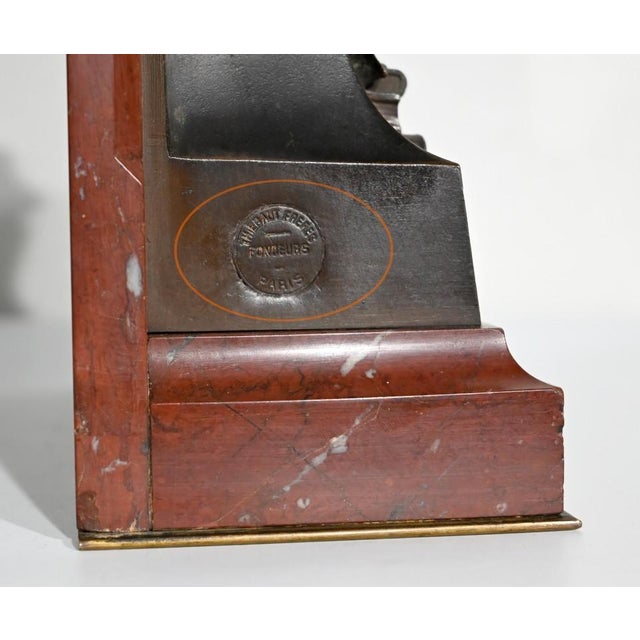 H. Chapu, La Pensée Sculpture, 19th-Century, Bronze & Marble For Sale - Image 18 of 18