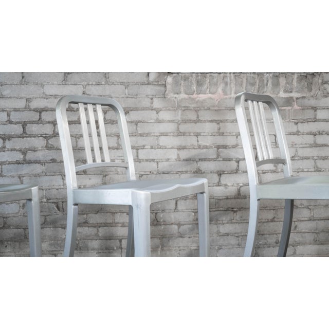 Emeco Emeco 1006 Navy Stools for Design Within Reach - Set of 4 For Sale - Image 4 of 18