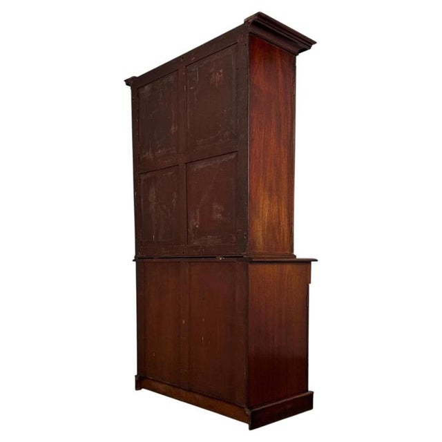 19th Century Regency English Mahogany Bookcase For Sale - Image 9 of 14