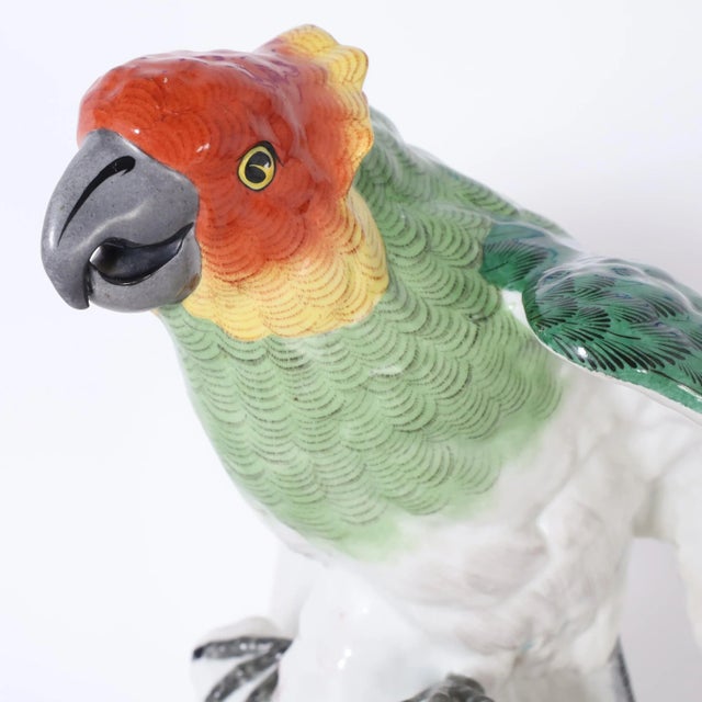 German Porcelain Parrot For Sale In West Palm - Image 6 of 9