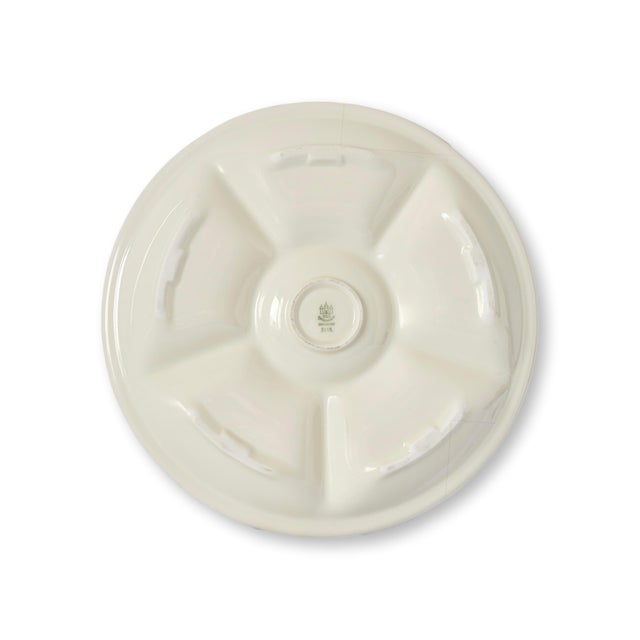 Mid-Century Modern Set of Five Midcentury Astoria Hotel Divided Plates For Sale - Image 3 of 4